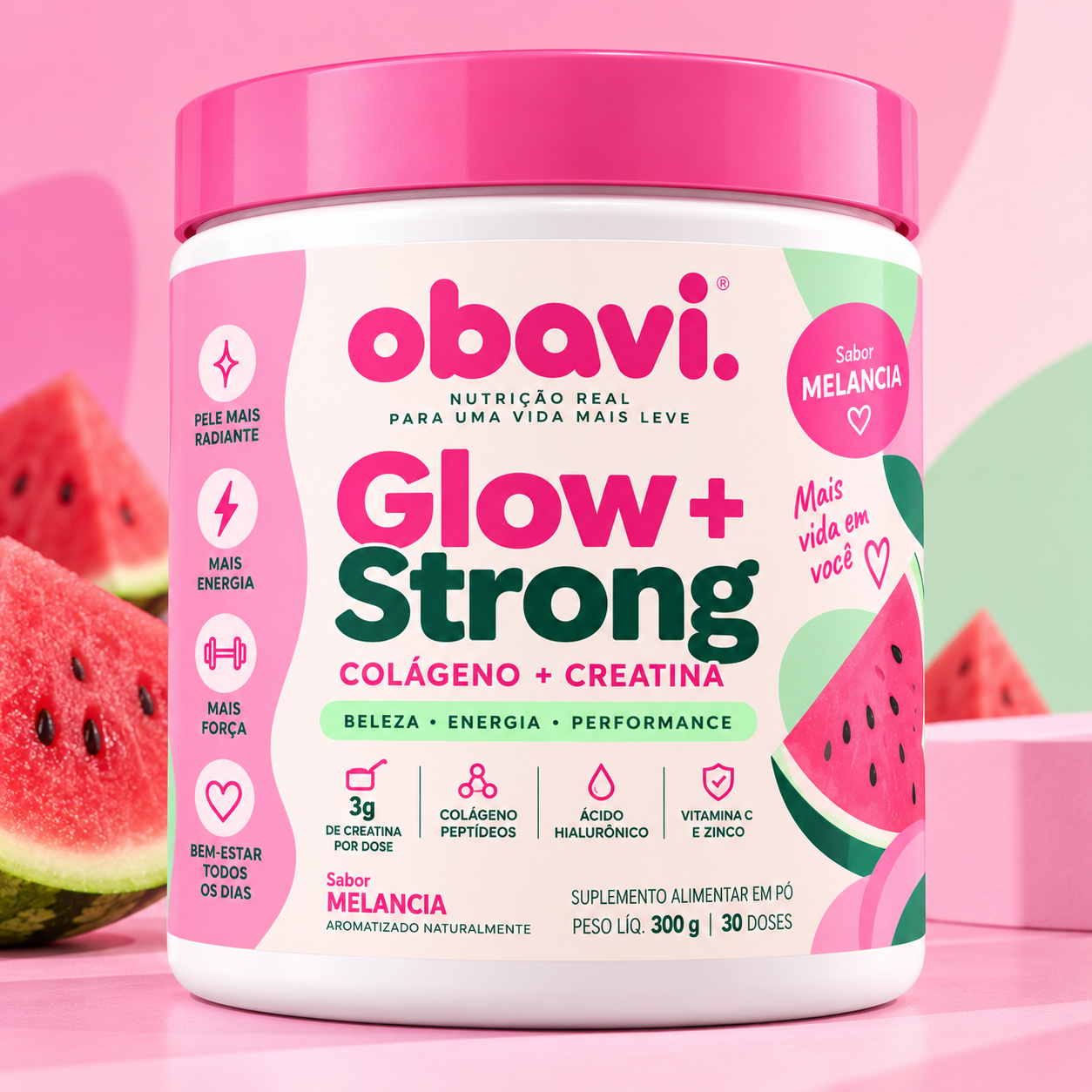 OBAVI Glow+Strong Melancia